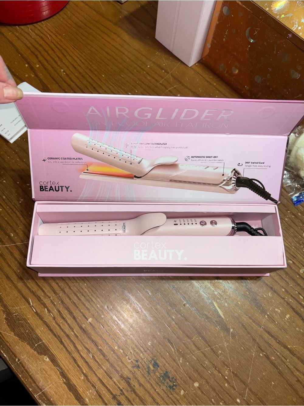 Cortex Beauty Airglider Tint Cool Air Flat Iron/Curler